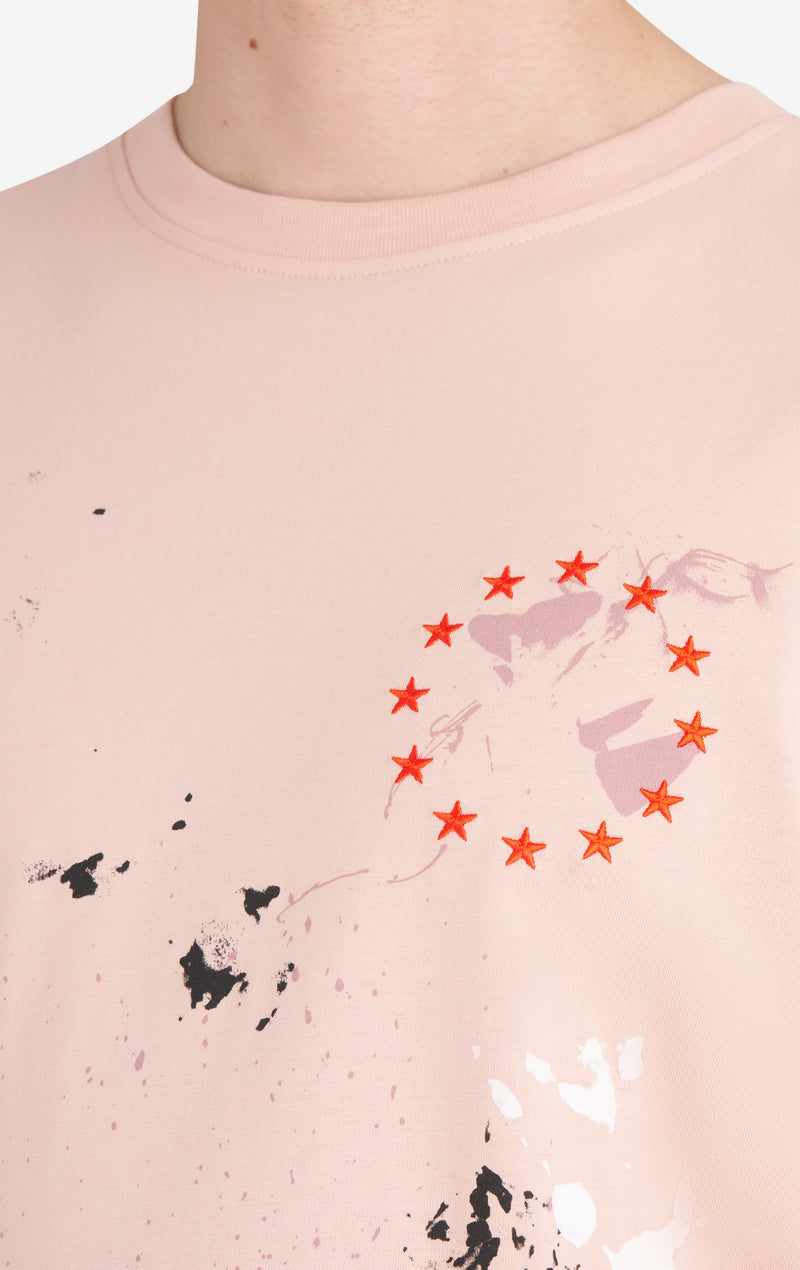 ETUDES STUDIO REGULAR T-SHIRT EUROPA OLD ROSE 5