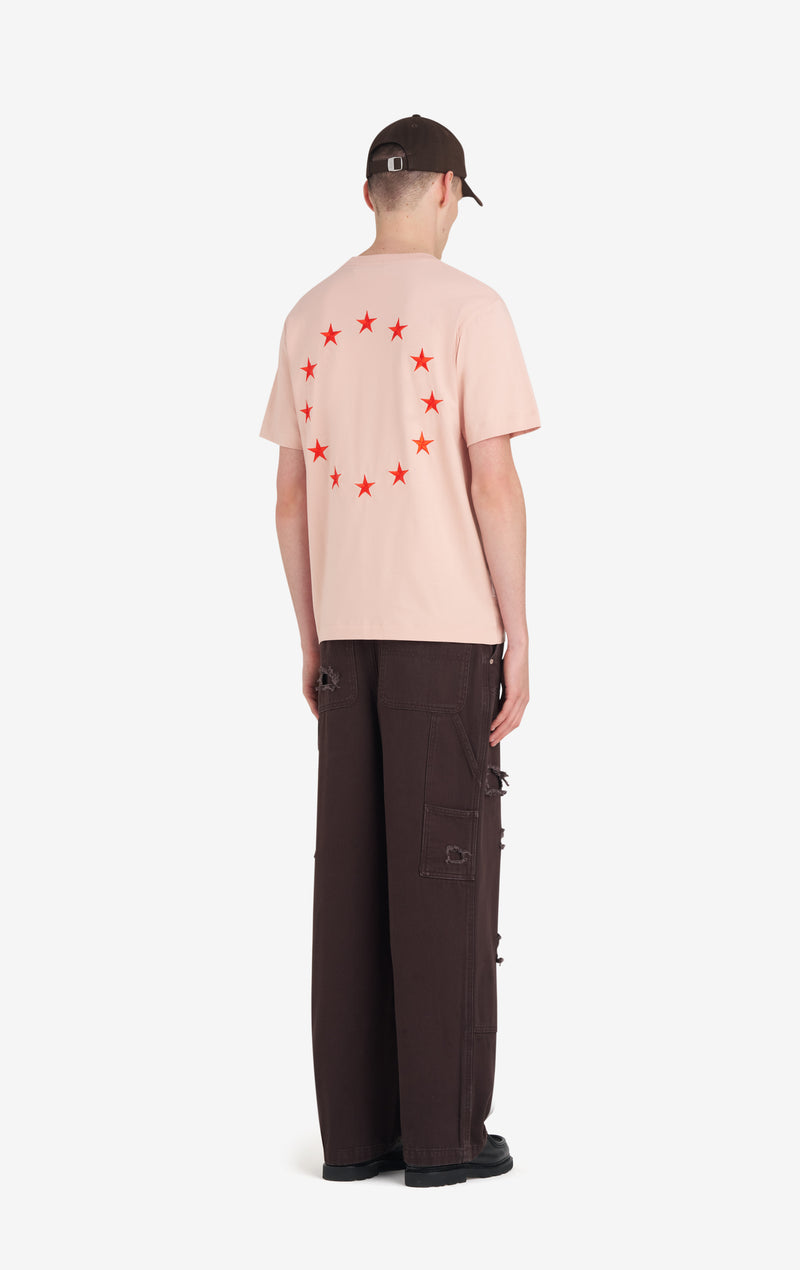 ETUDES STUDIO REGULAR T-SHIRT EUROPA OLD ROSE 4