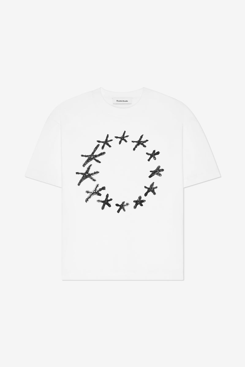 RELAX T-SHIRT STARS WHITE 1