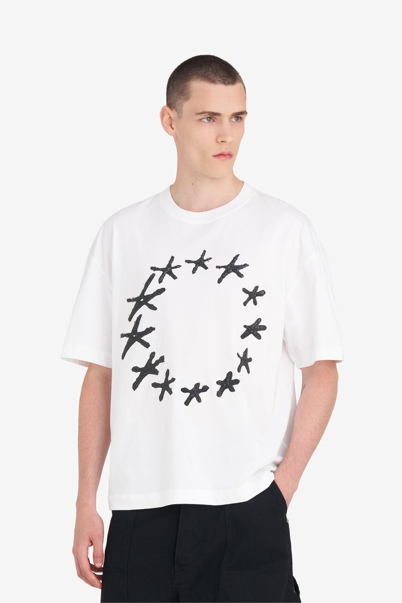 ETUDES STUDIO RELAX T-SHIRT STARS WHITE 2