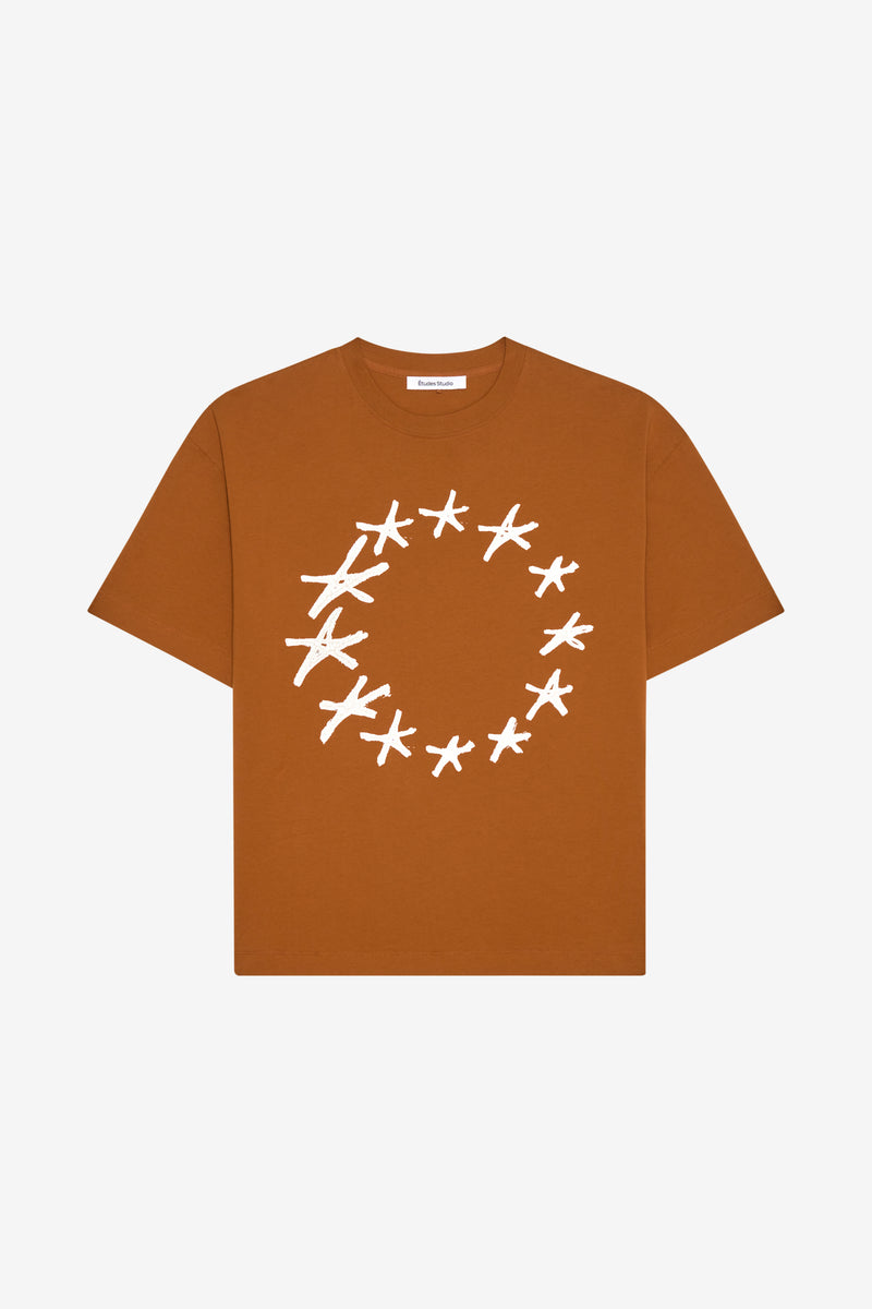 RELAX T-SHIRT STARS CAMEL 1