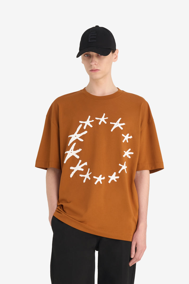 RELAX T-SHIRT STARS CAMEL 2