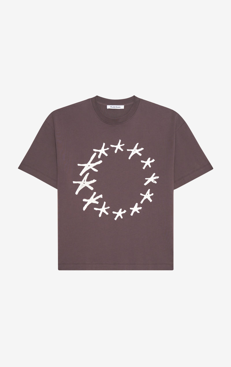 RELAX T-SHIRT STARS XXS / SHALE