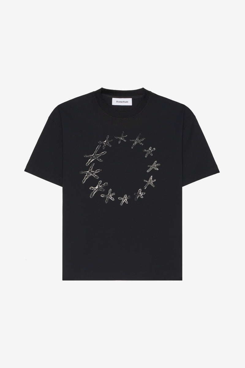 RELAX T-SHIRT STARS BLACK 1