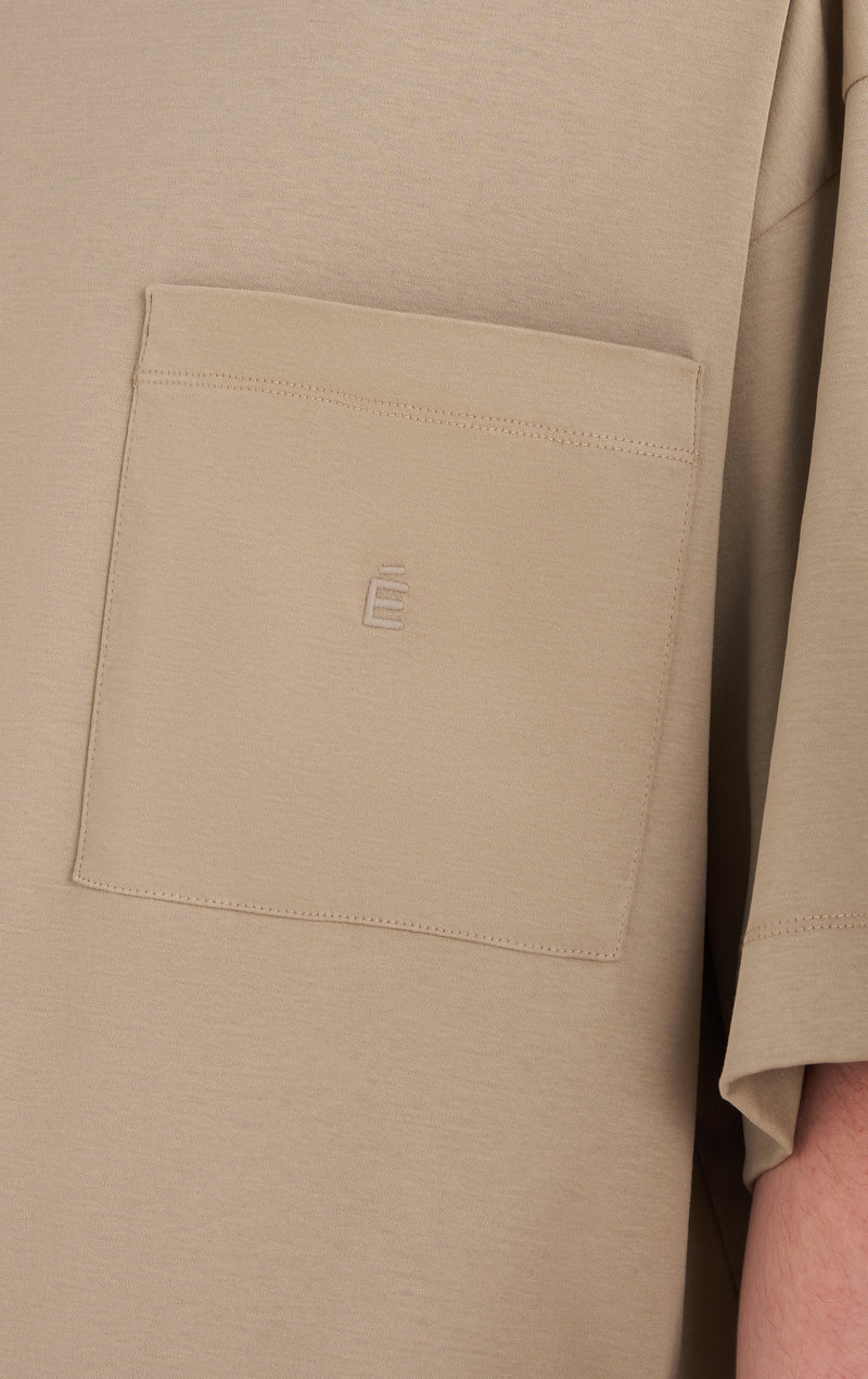 ETUDES STUDIO OVERSIZED POCKET T-SHIRT E BEIGE 5
