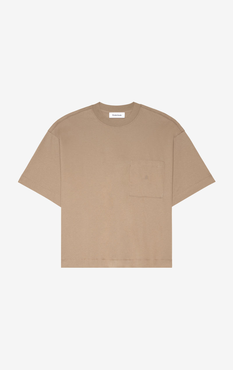 ETUDES STUDIO OVERSIZED POCKET T-SHIRT E BEIGE 1