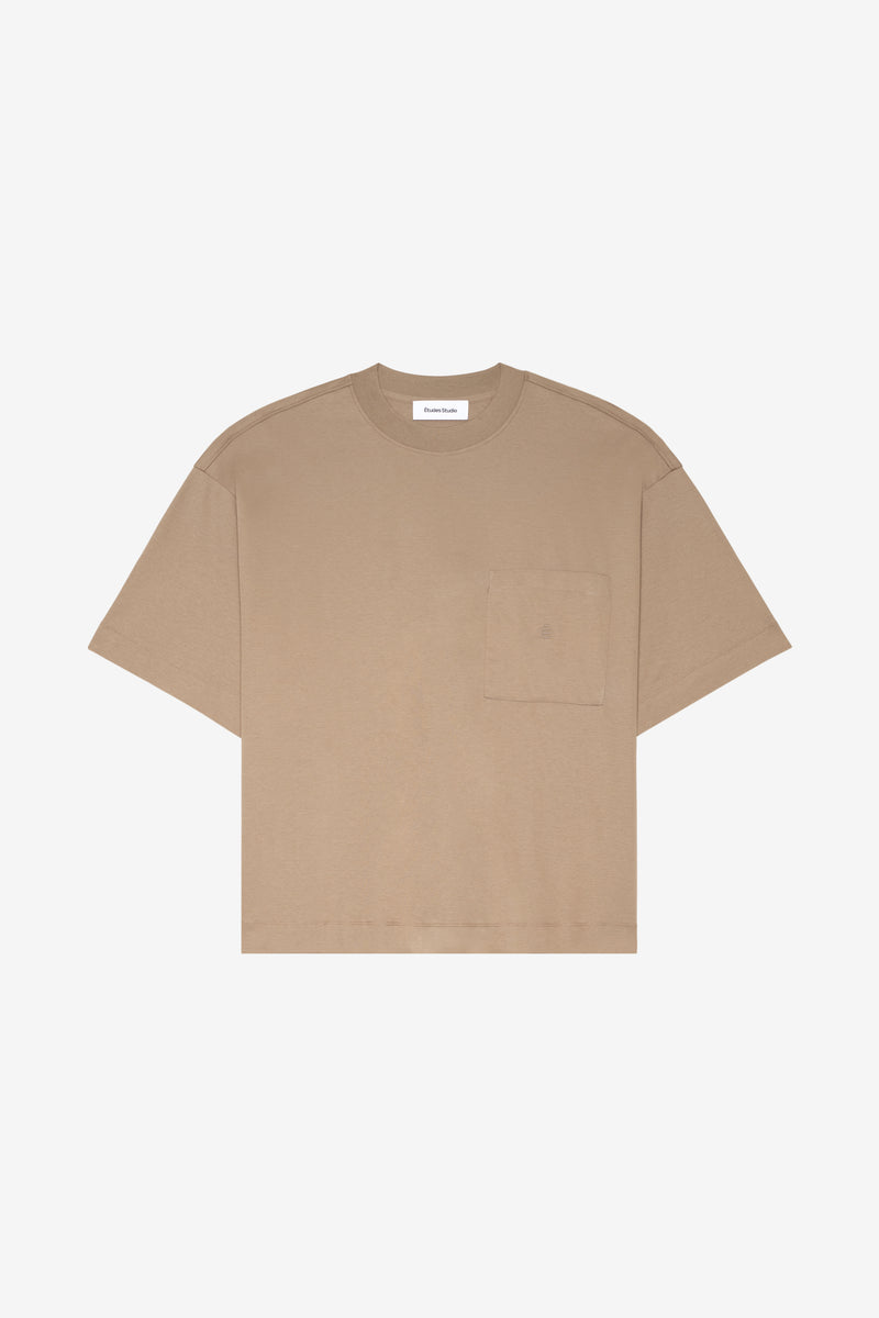 OVERSIZED POCKET T-SHIRT É BEIGE 1