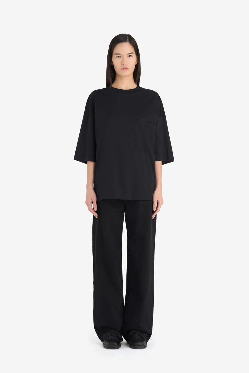 OVERSIZED POCKET T-SHIRT É BLACK 5
