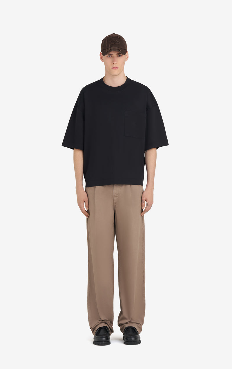 ETUDES STUDIO OVERSIZED POCKET T-SHIRT E BLACK 3