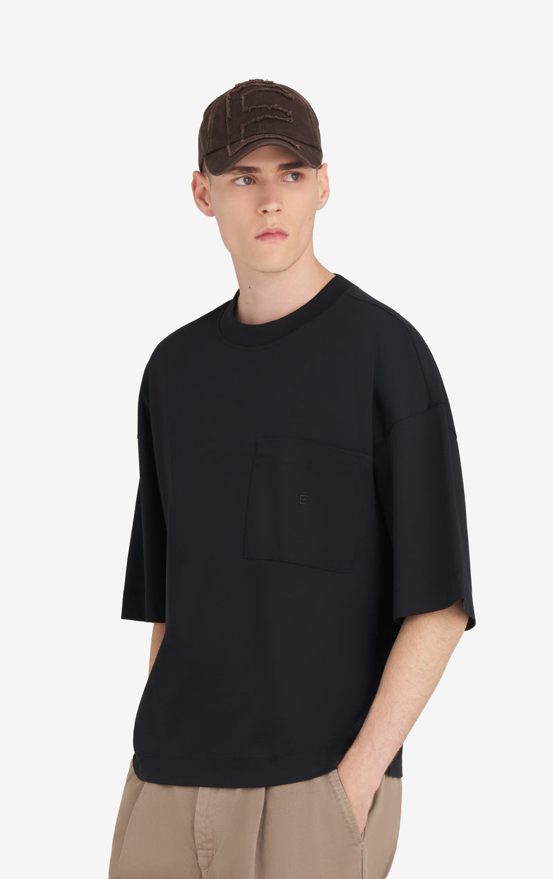 ETUDES STUDIO OVERSIZED POCKET T-SHIRT E BLACK 2