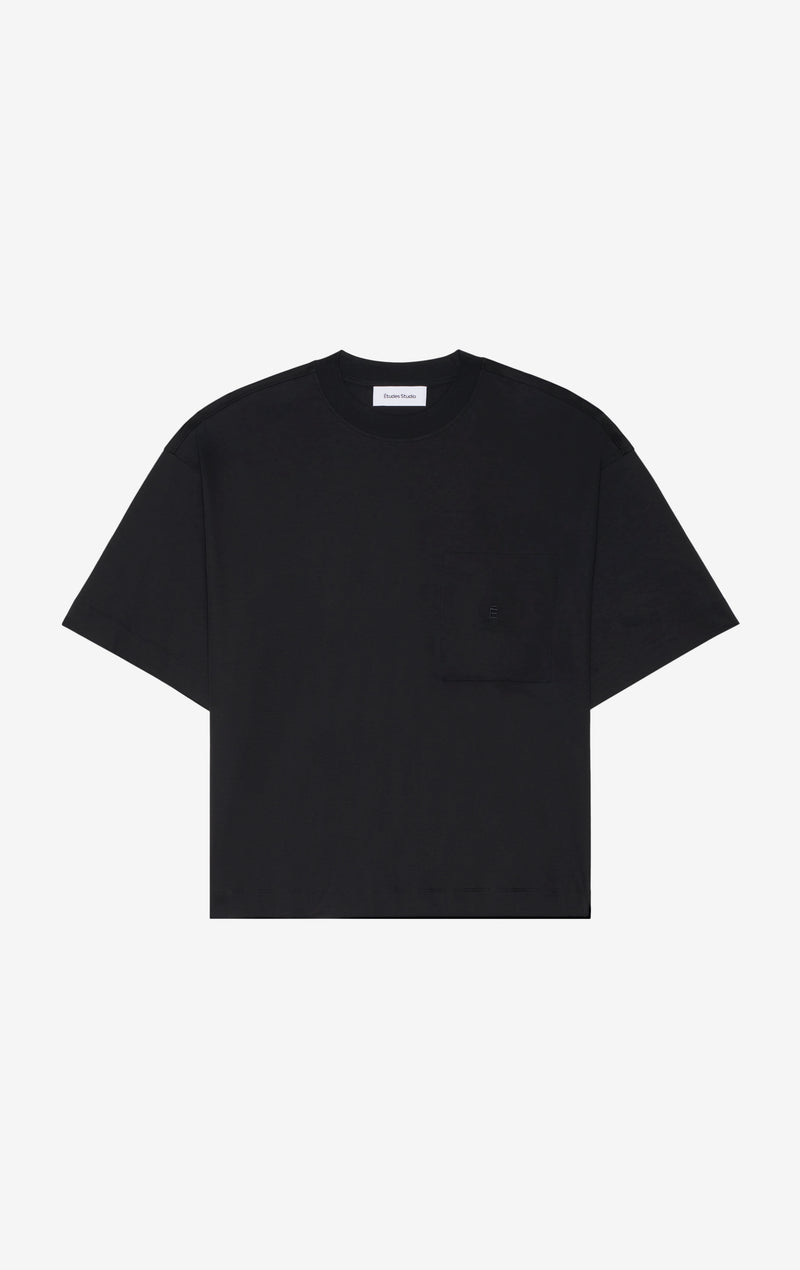 ETUDES STUDIO OVERSIZED POCKET T-SHIRT E BLACK 1
