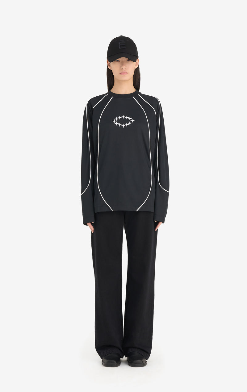 SOCCER LONG SLEEVES T-SHIRT PIQUE