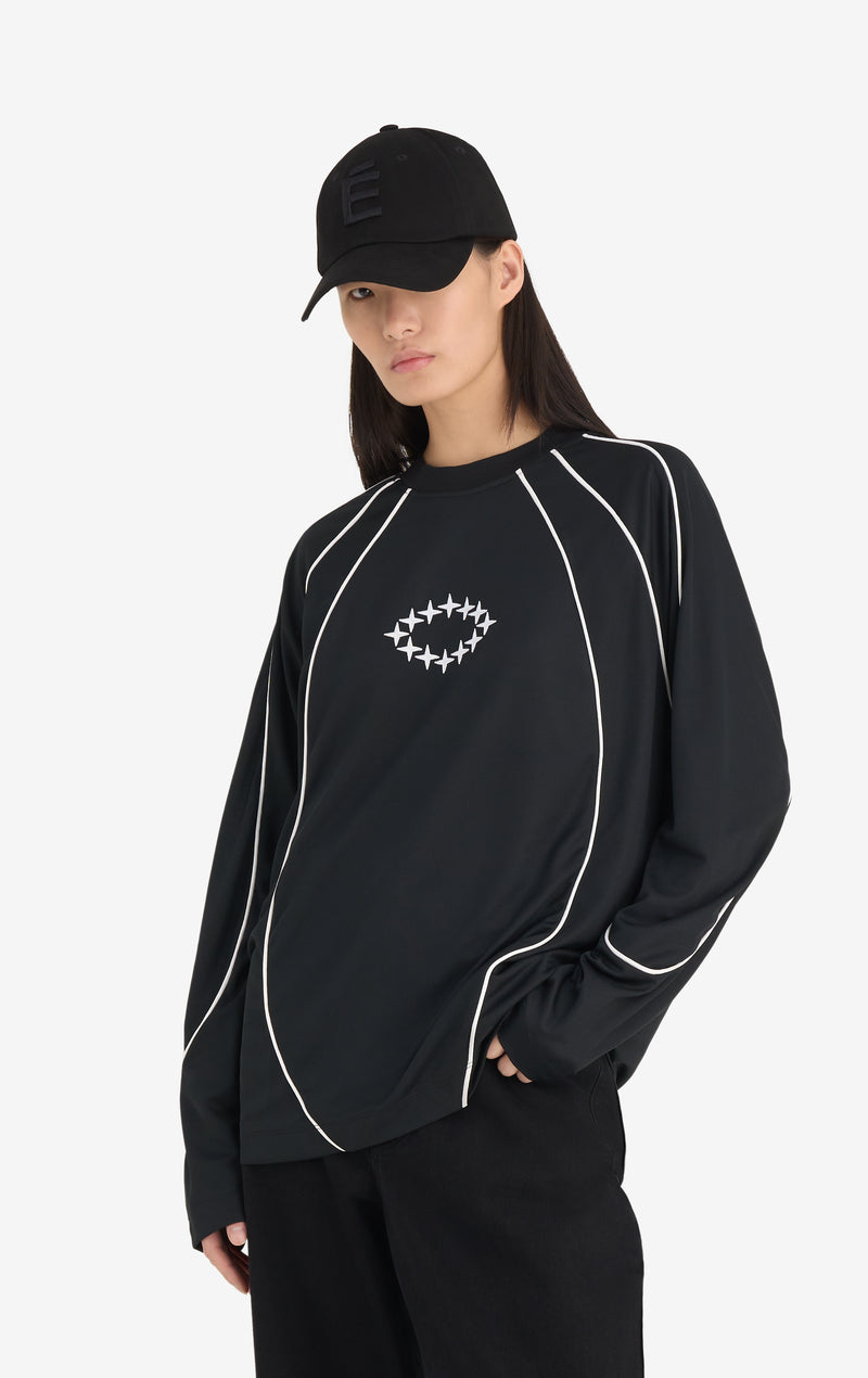 SOCCER LONG SLEEVES T-SHIRT PIQUE