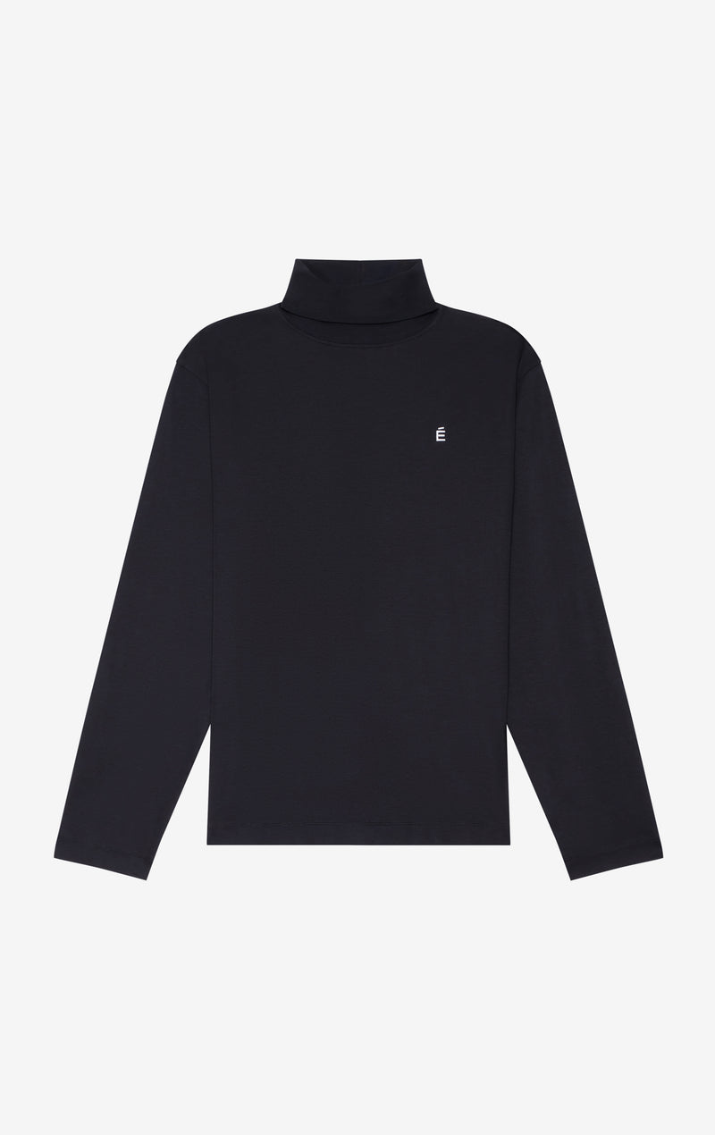 ETUDES STUDIO TURTLENECK T-SHIRT LONG SLEEVES E BLACK 1