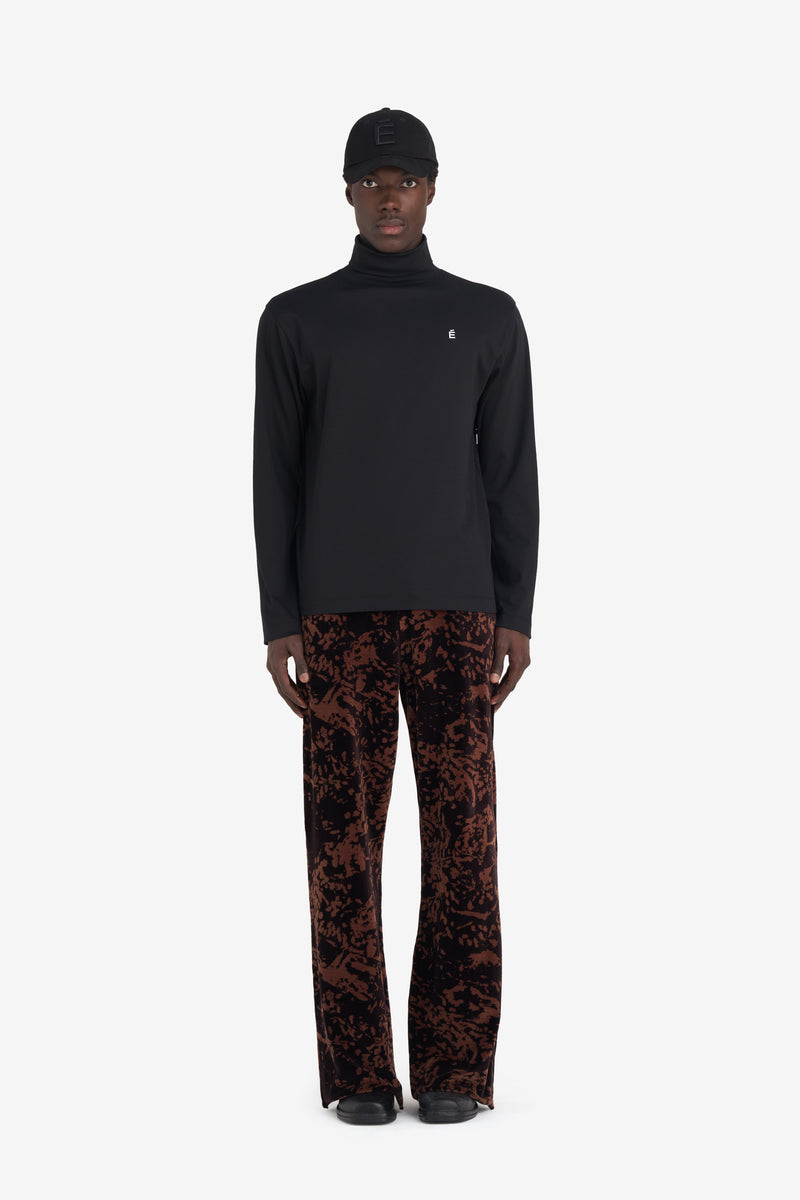 TURTLENECK T-SHIRT LONG SLEEVES É BLACK 4