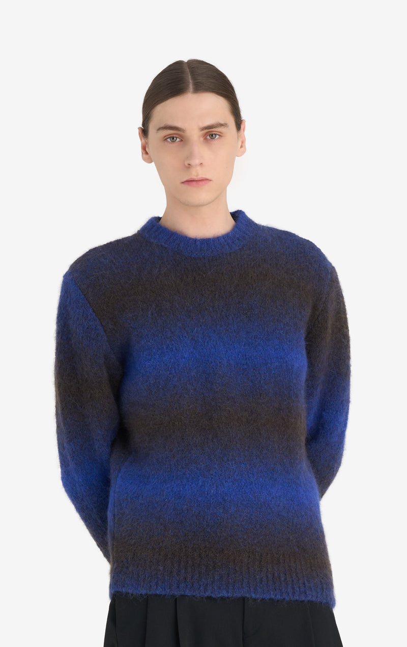 ALPACA ROUND NECK T1 / BLUE