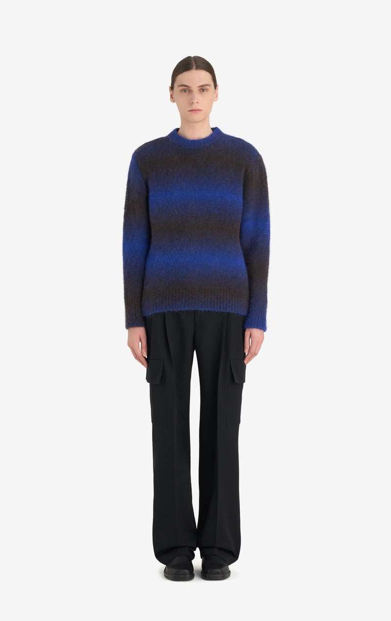 ALPACA ROUND NECK T1 / BLUE