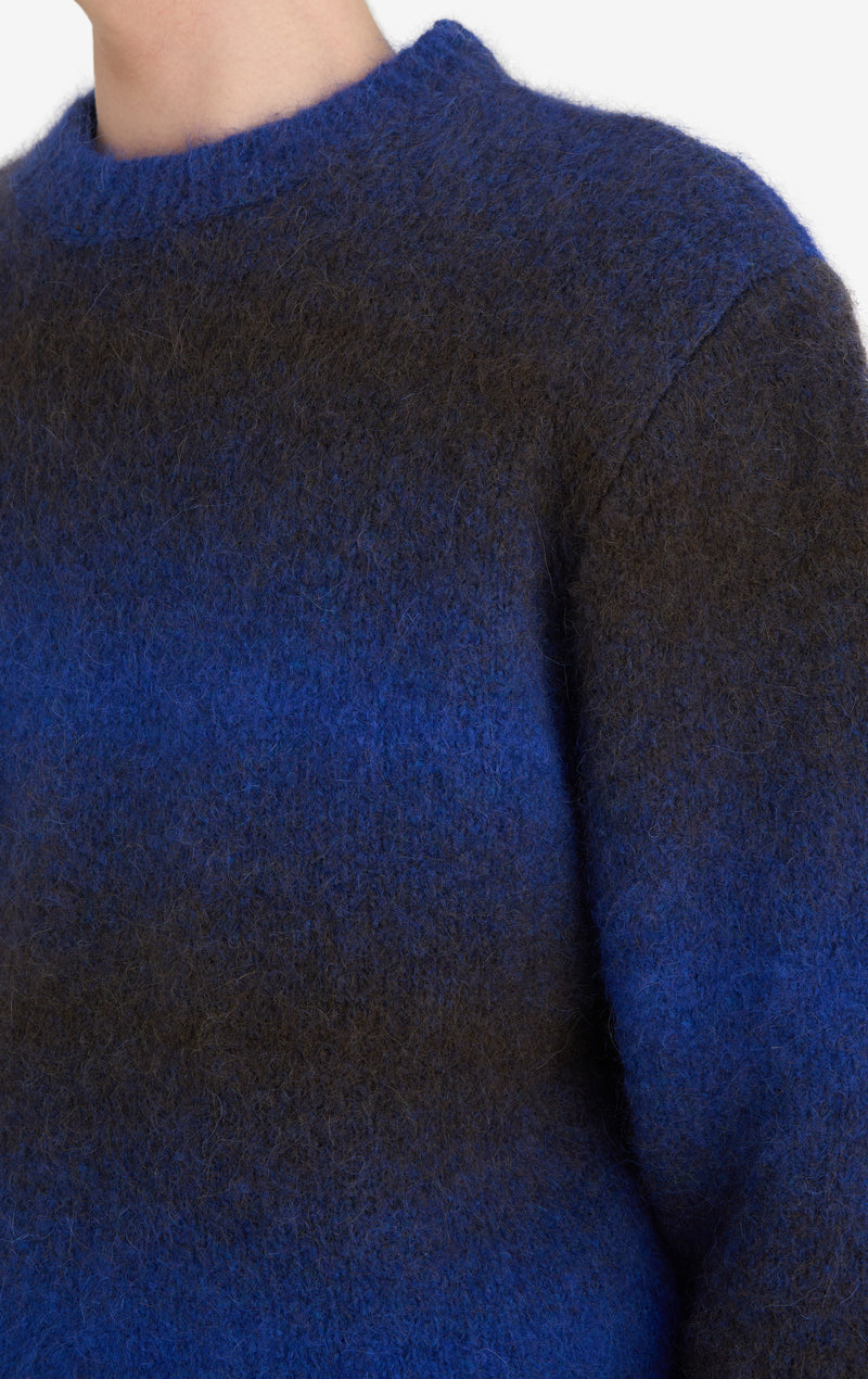 ALPACA ROUND NECK T1 / BLUE