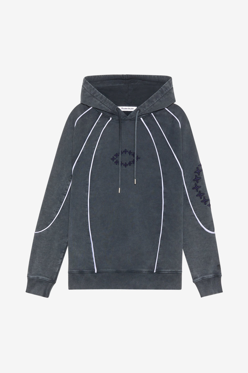 LOOSE HOODIE SKY NAVY 1