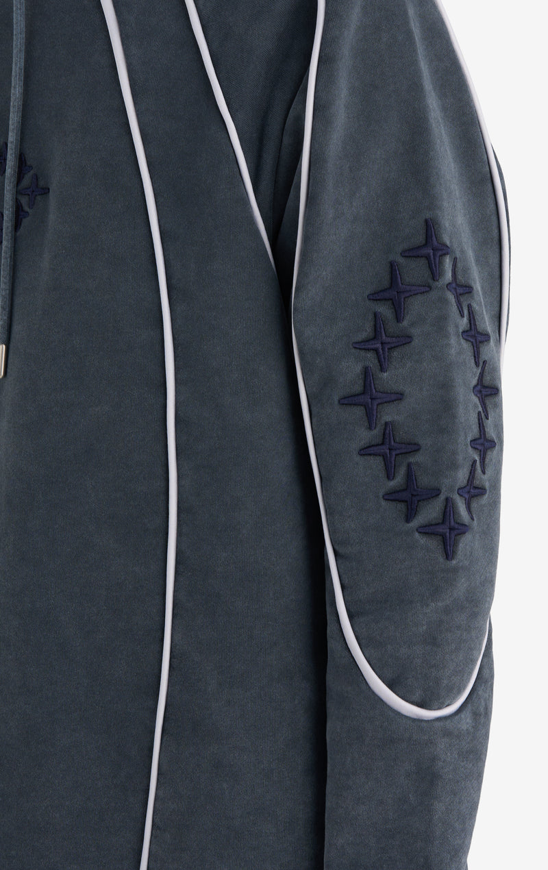 LOOSE HOODIE SKY XXS / NAVY