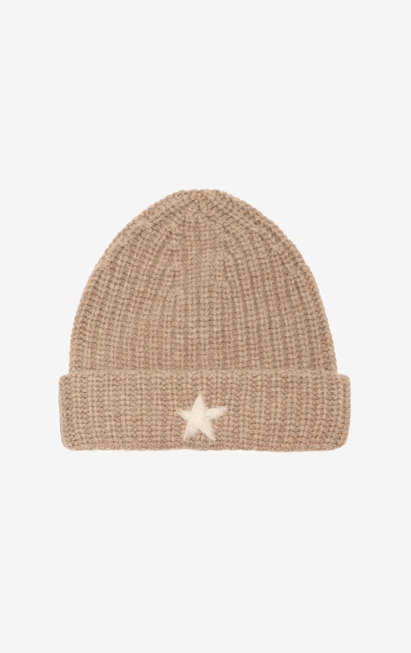 ETUDES STUDIO RIBBED BEANIE STAR BEIGE 1