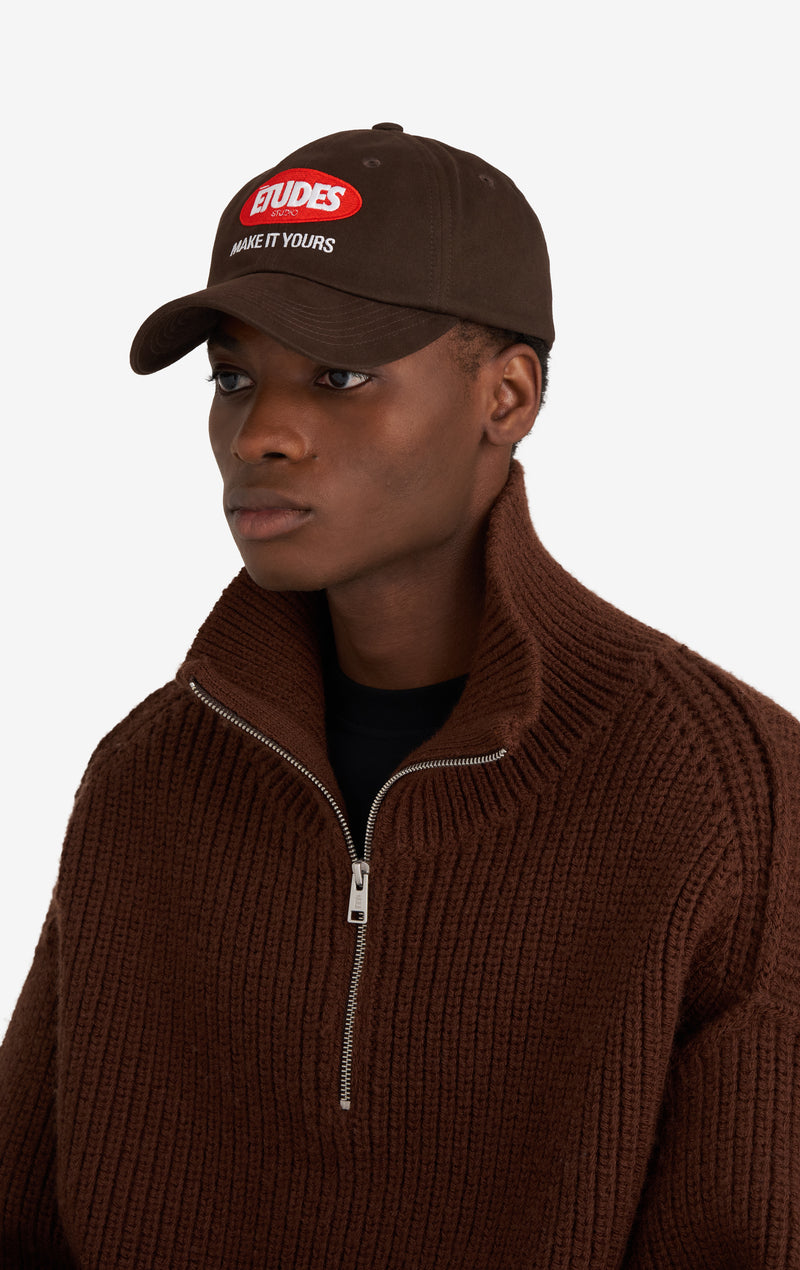 ETUDES STUDIO CAP MAKE IT YOURS DARK BROWN 2