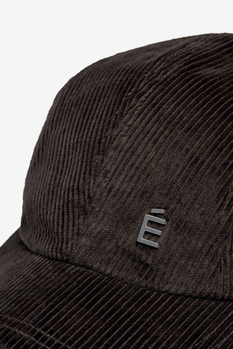 CORDUROY CAP DK BROWN 4