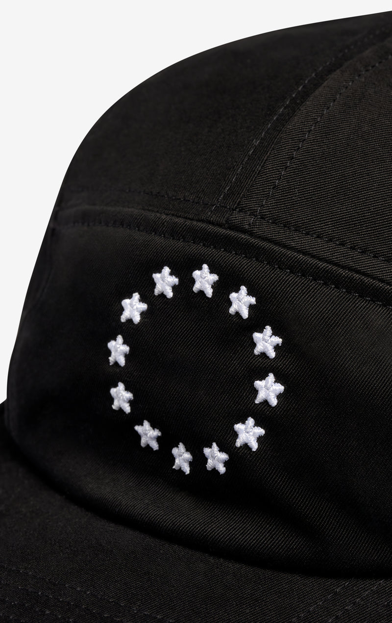 FIVE PANELS CAP EUROPA ONE SIZE / BLACK
