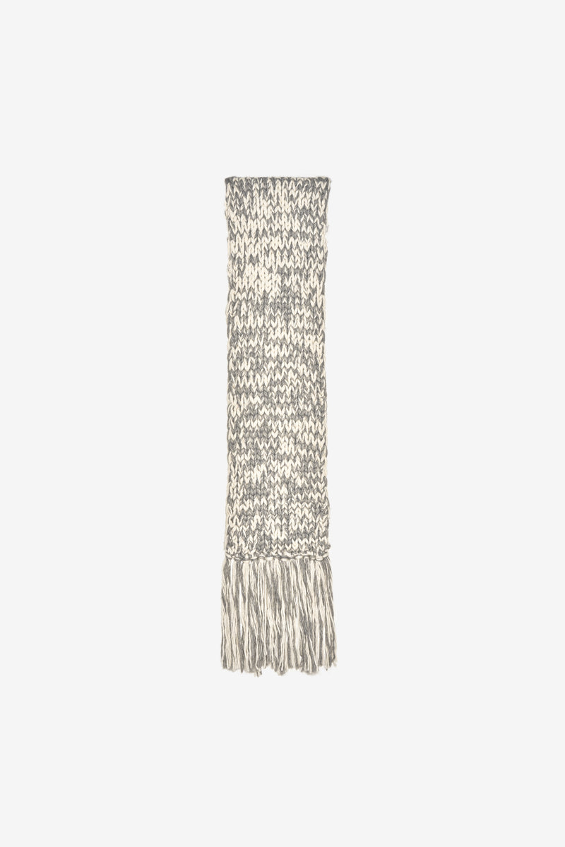 CHUNKY SCARF IVORY 1