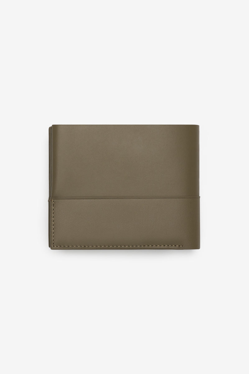 LEATHER WALLET OLIVE 3