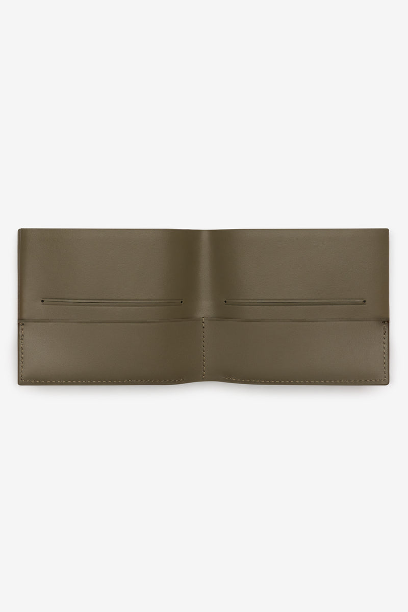 LEATHER WALLET OLIVE 2