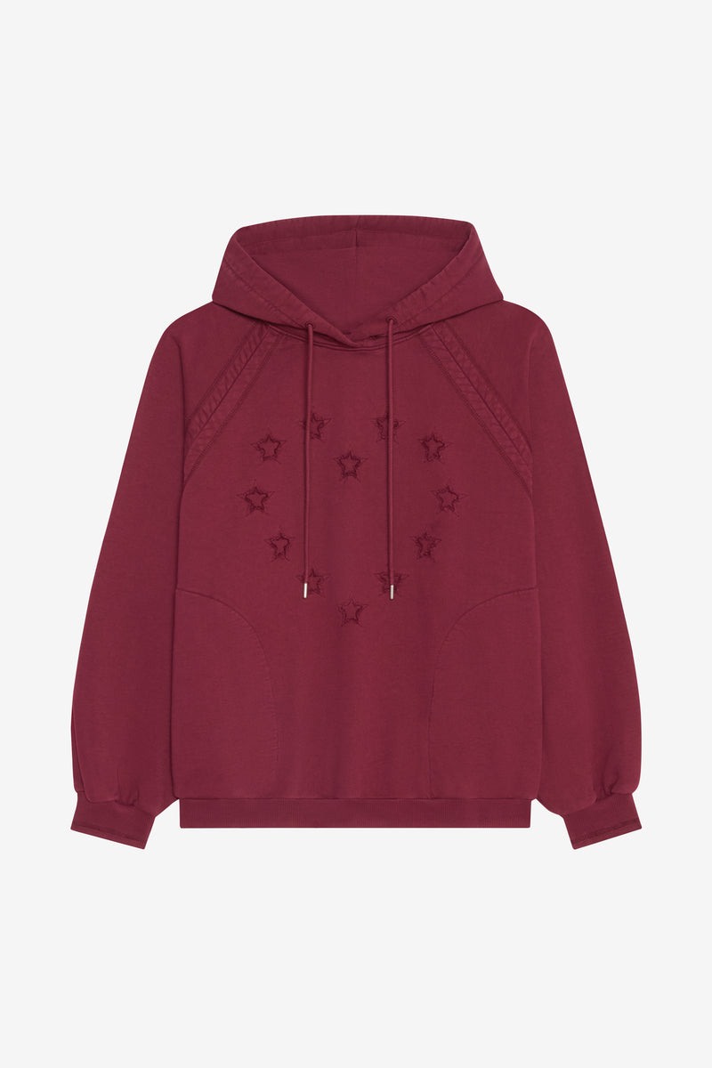 Structure Hoodie WINE 1