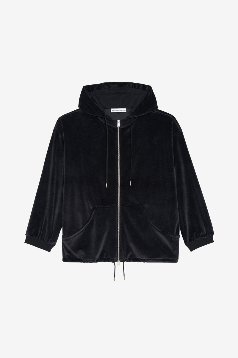 Velvet Jeremy Shaw Hoodie BLACK 1