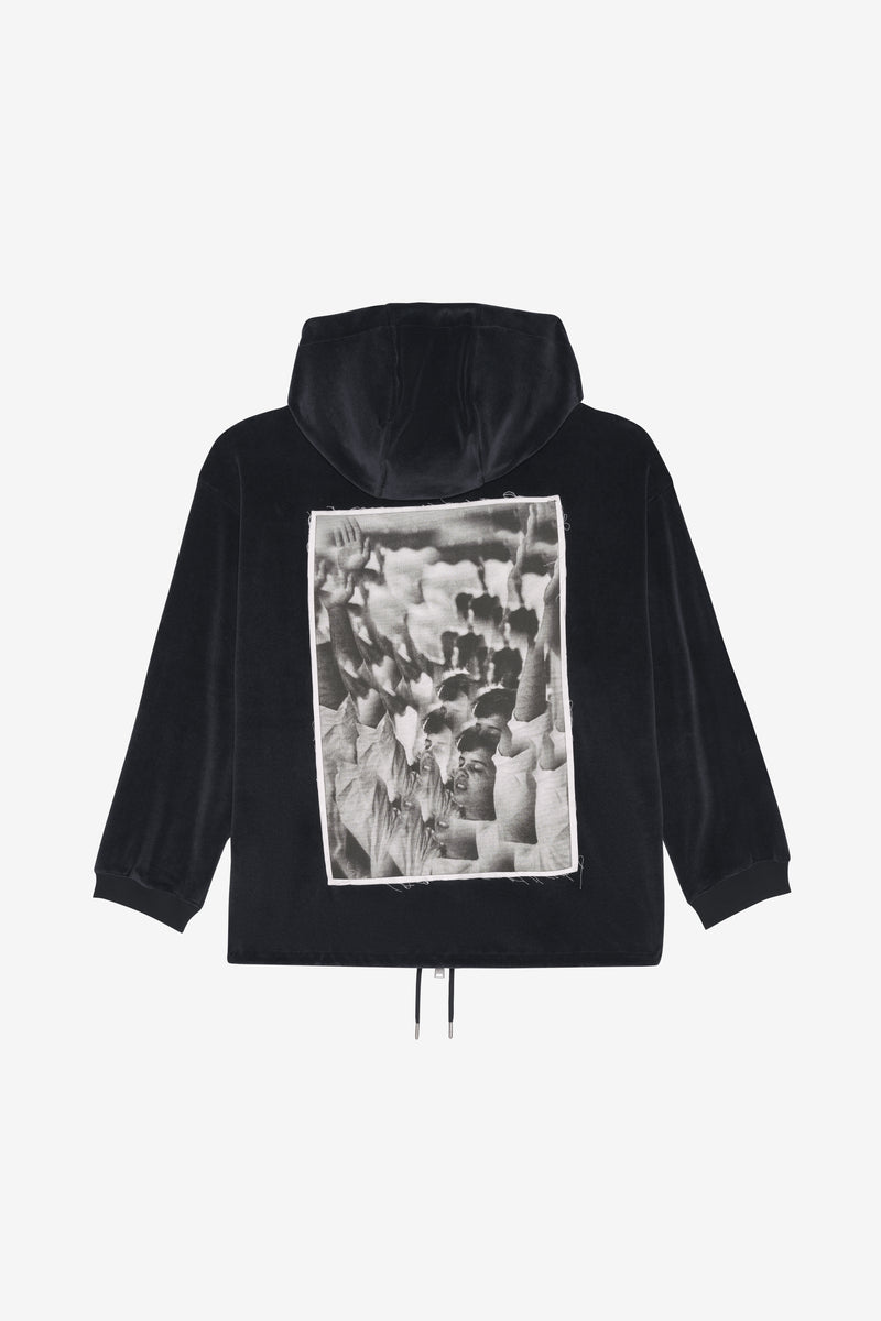 Velvet Jeremy Shaw Hoodie BLACK 2