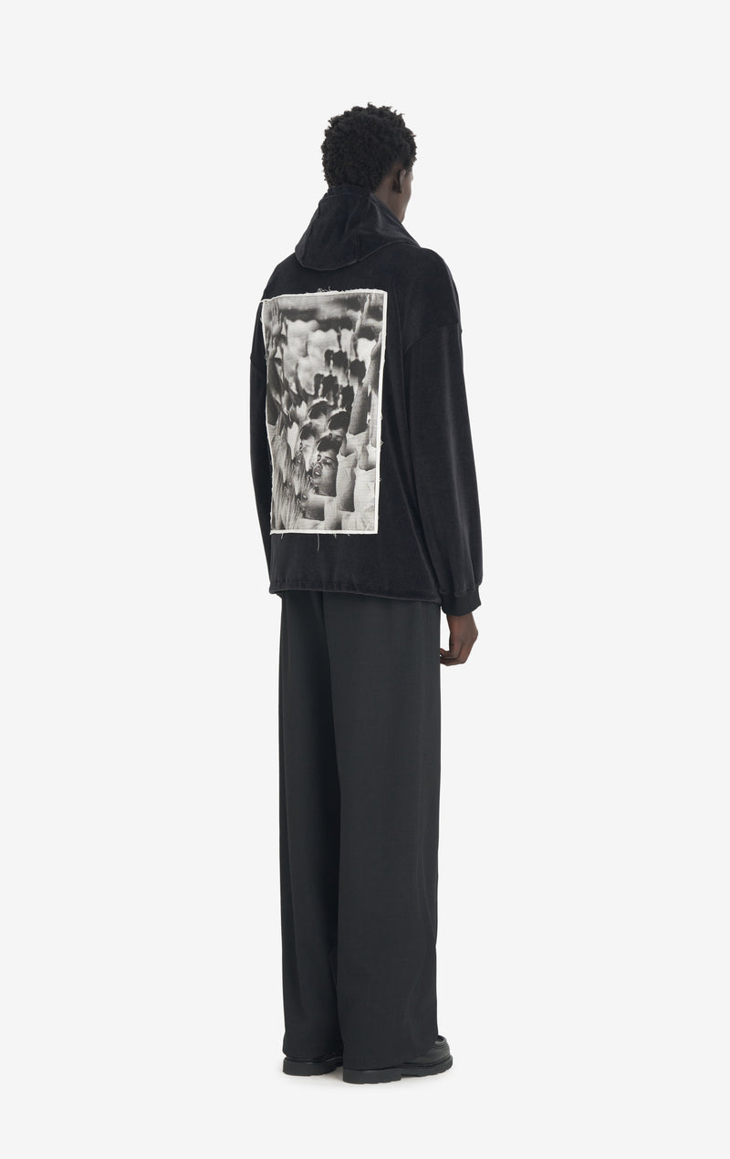 BETWEEN HOODIE - BLACK XXS / BLACK