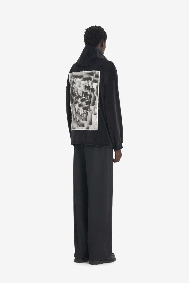 Velvet Jeremy Shaw Hoodie BLACK 5