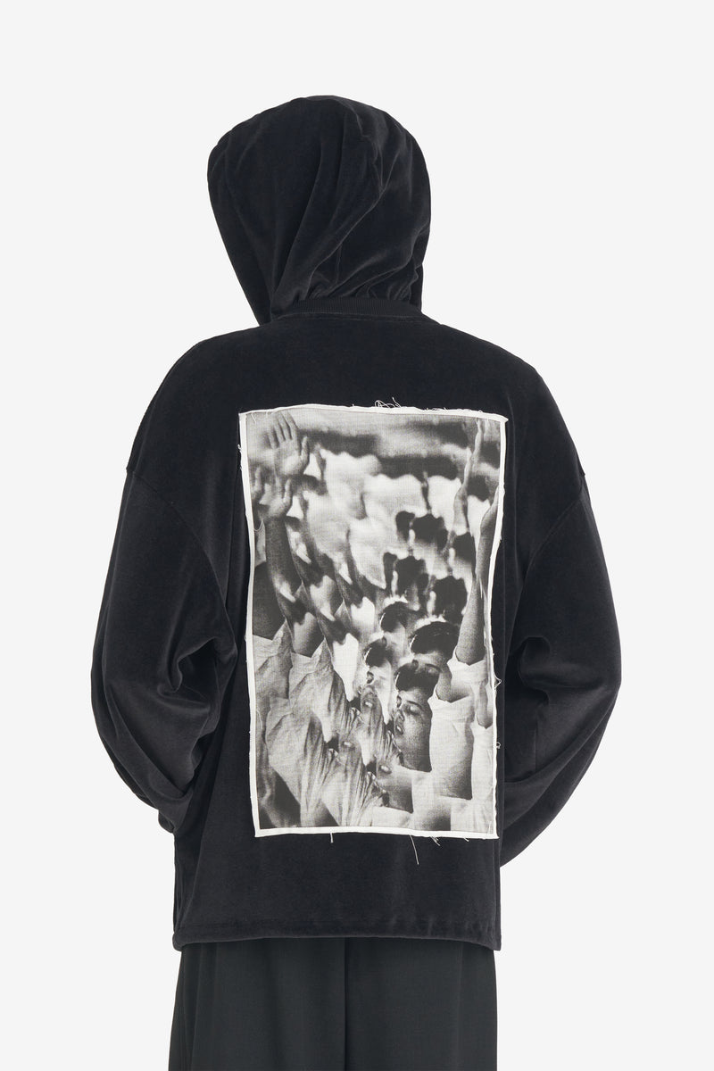 Velvet Jeremy Shaw Hoodie BLACK 3