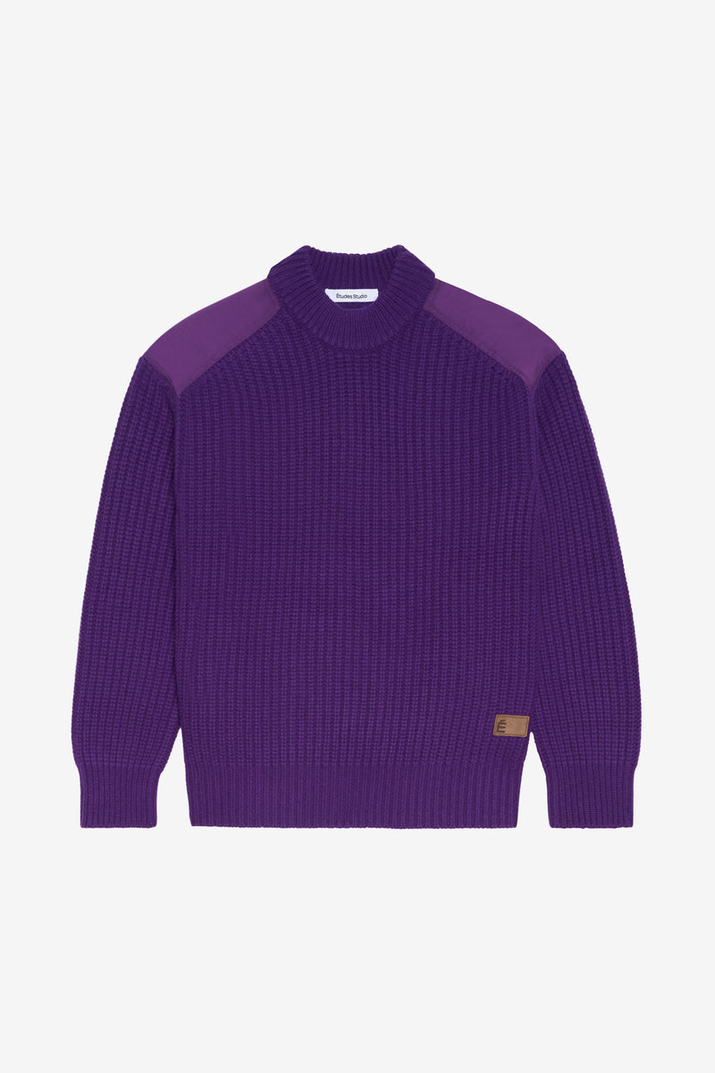 REGARD SWEATER - PURPLE PURPLE 1