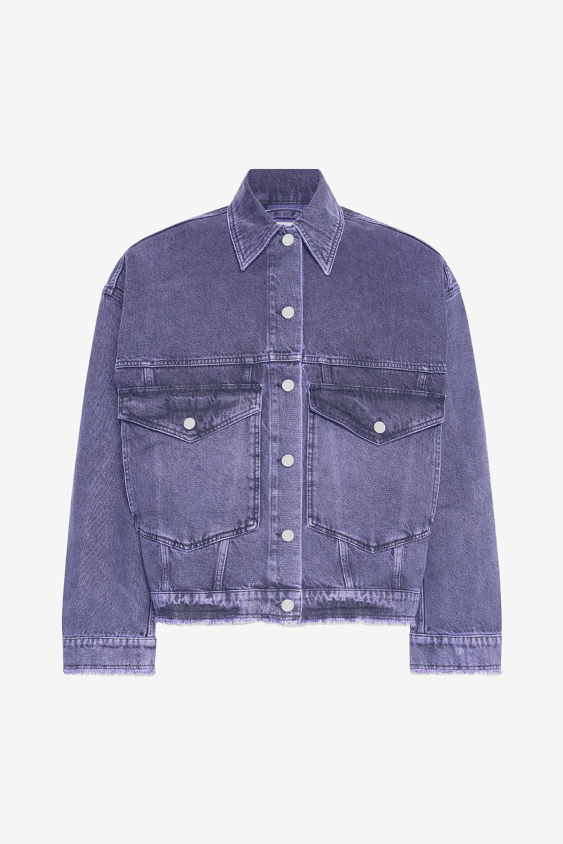 Denim Jacket PURPLE 1