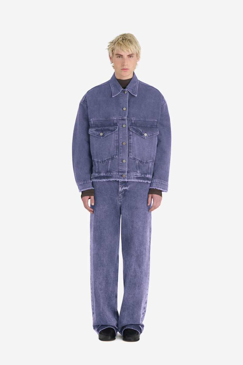 Denim Jacket PURPLE 3