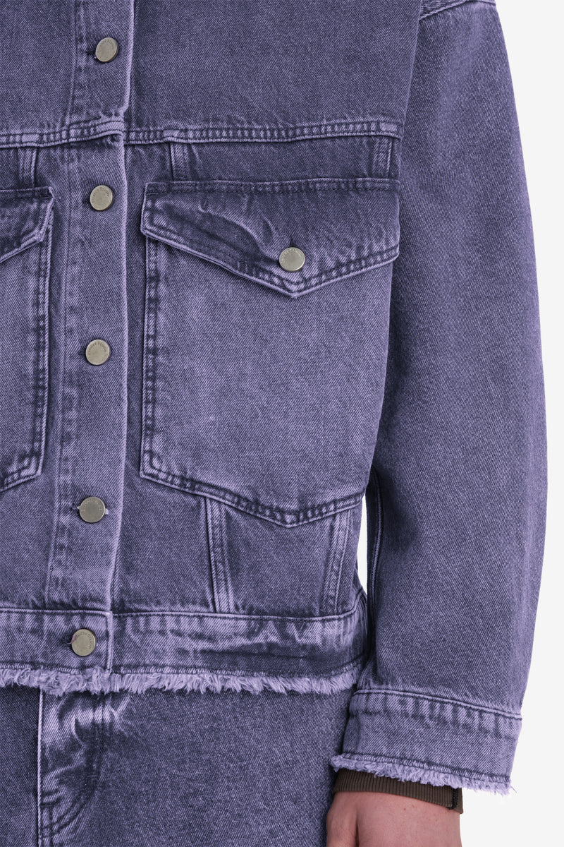 Denim Jacket PURPLE 5