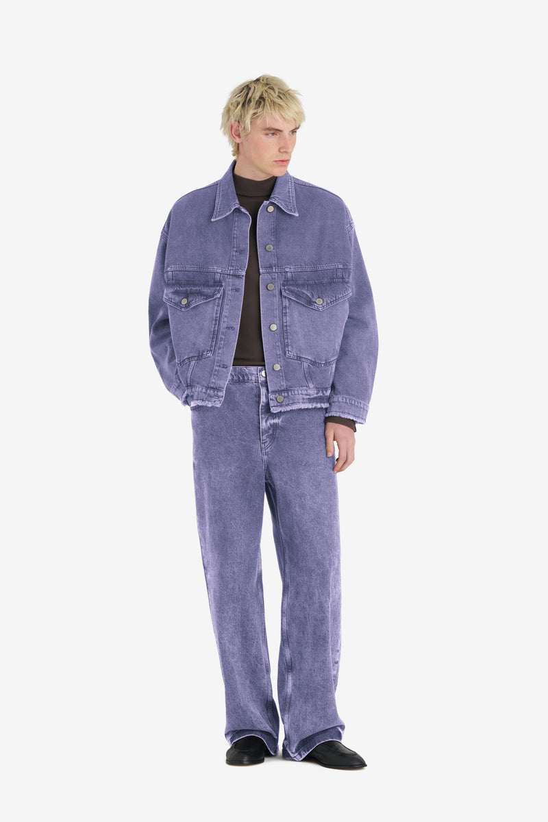 Denim Jacket PURPLE 2