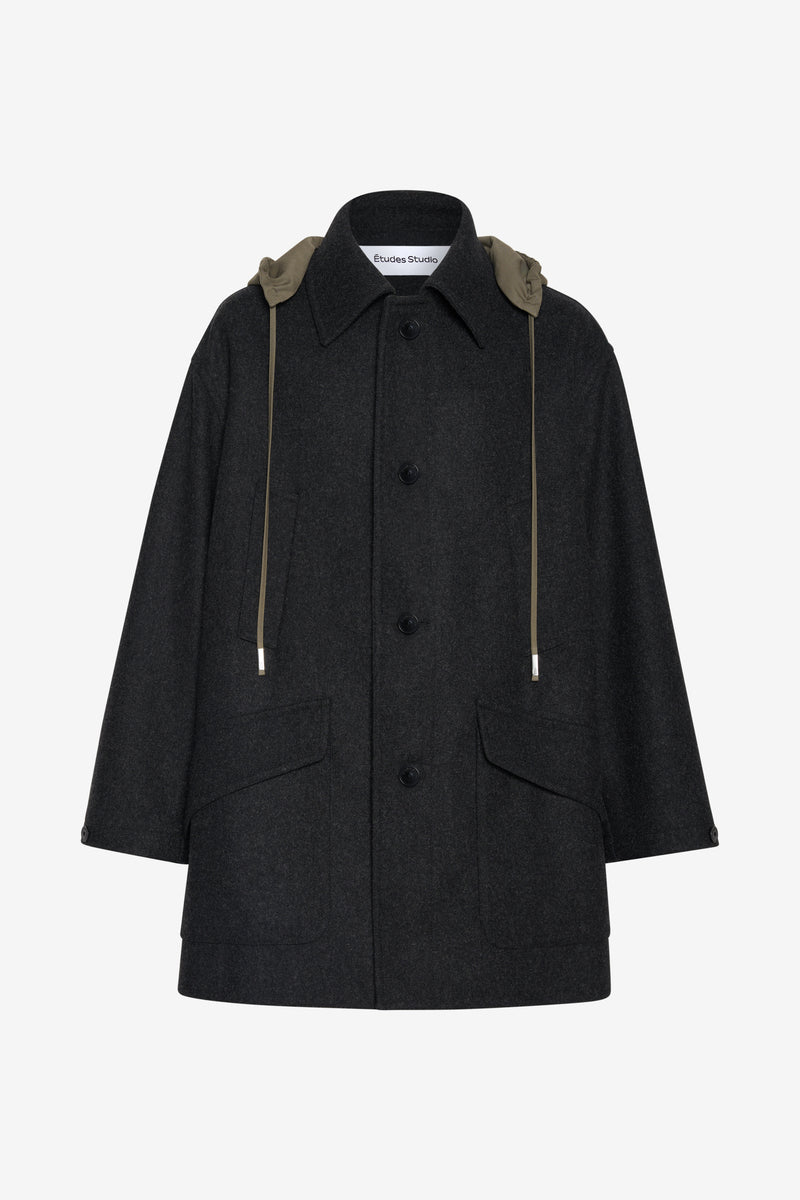 AILLEURS COAT - DK GRAY DK GRAY 2