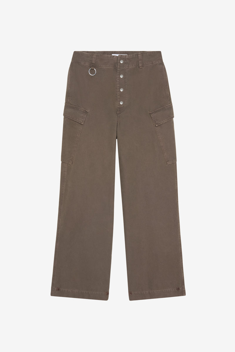 TAPE TROUSERS - KHAKI KHAKI 1