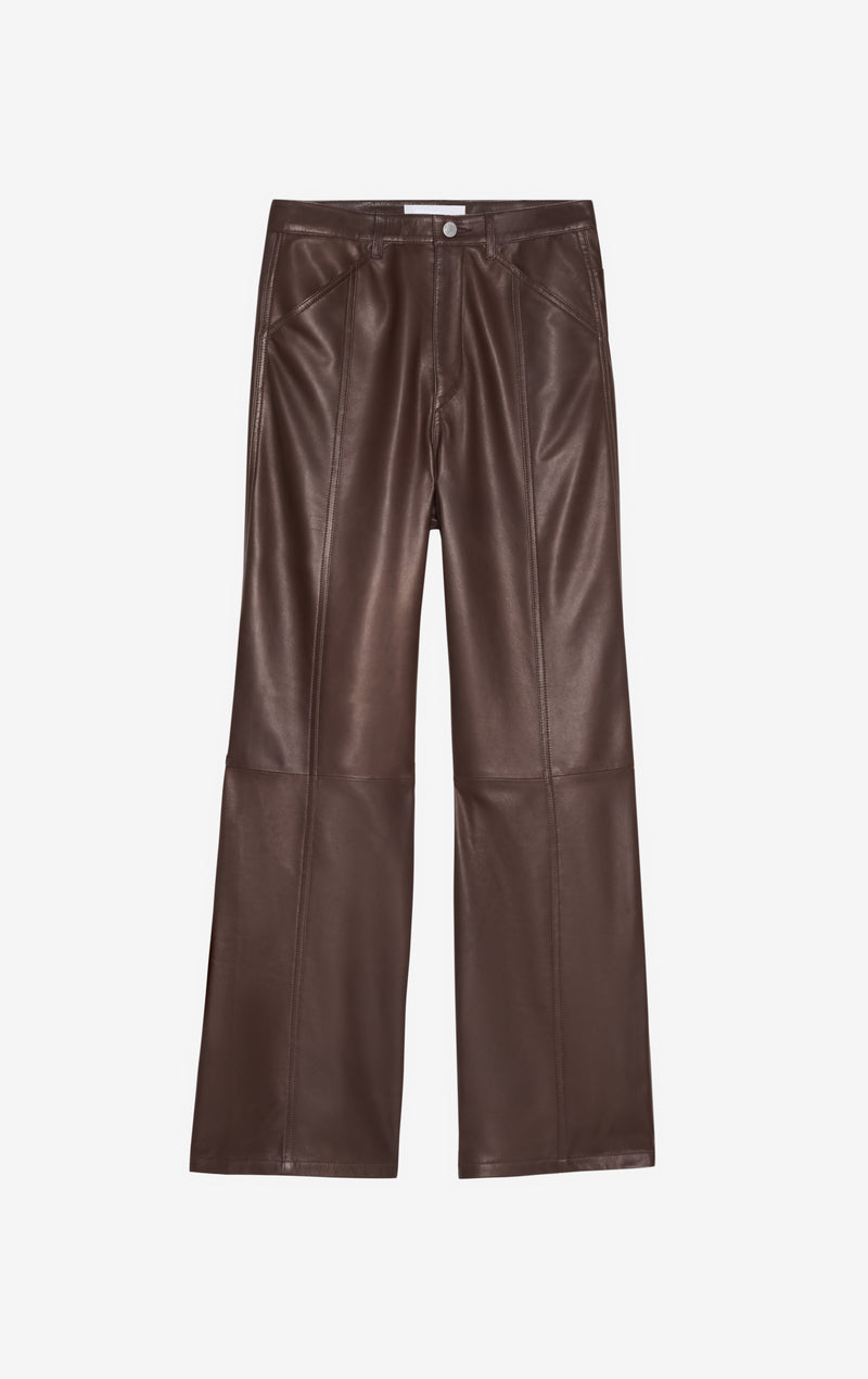 MELODY LEATHER 42 / DK BROWN