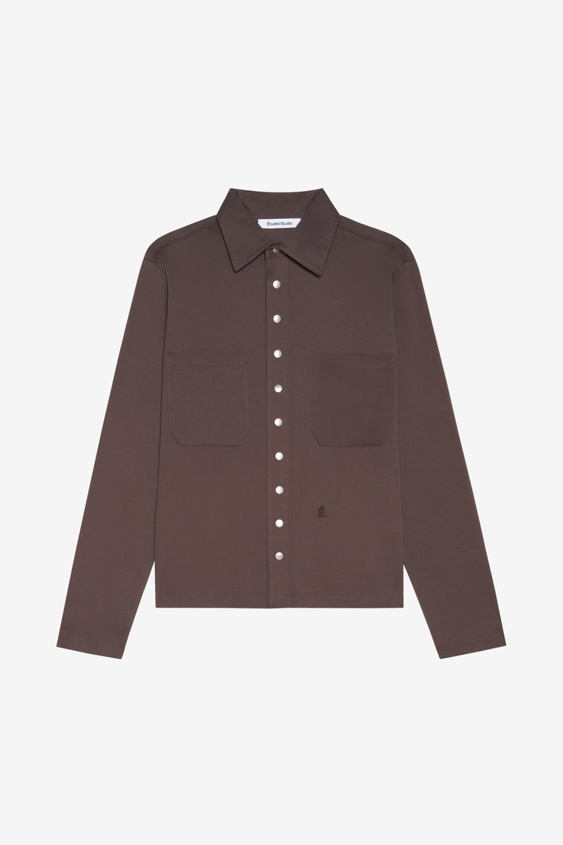 RECORD TEE-SHIRT - DK BROWN DK BROWN 1