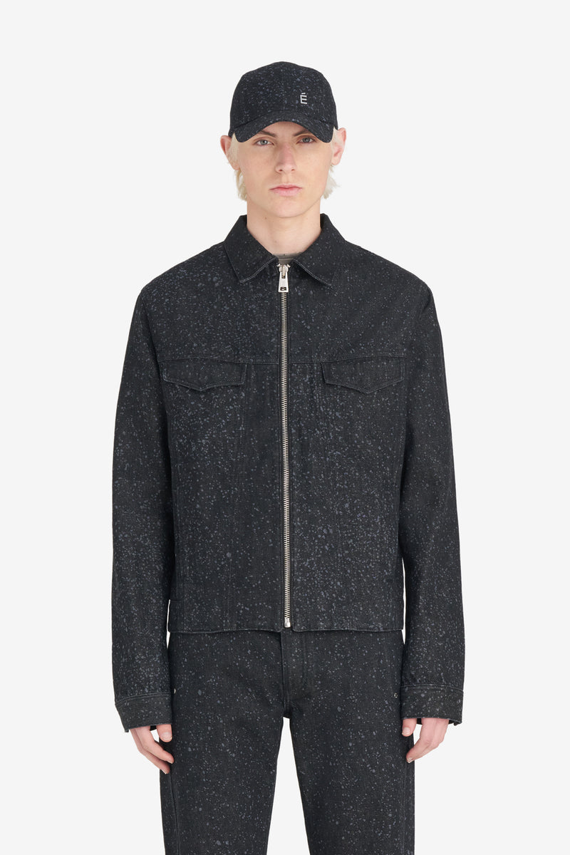 LIGHT DENIM JACKET JACKET - BLACK BLACK 3