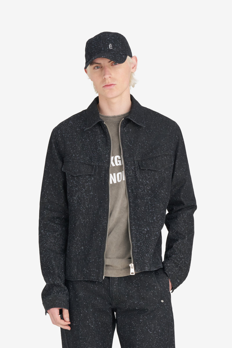LIGHT DENIM JACKET JACKET - BLACK BLACK 4