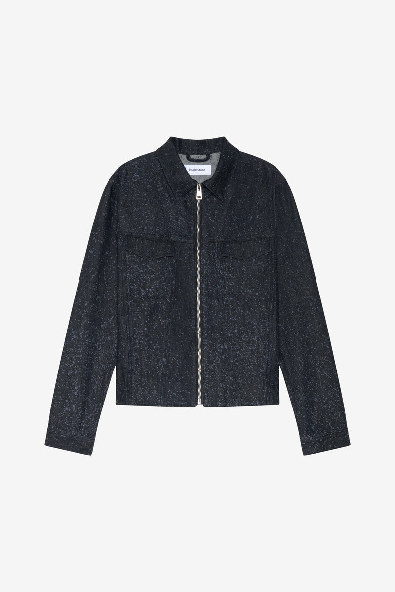 LIGHT DENIM JACKET JACKET - BLACK BLACK 1