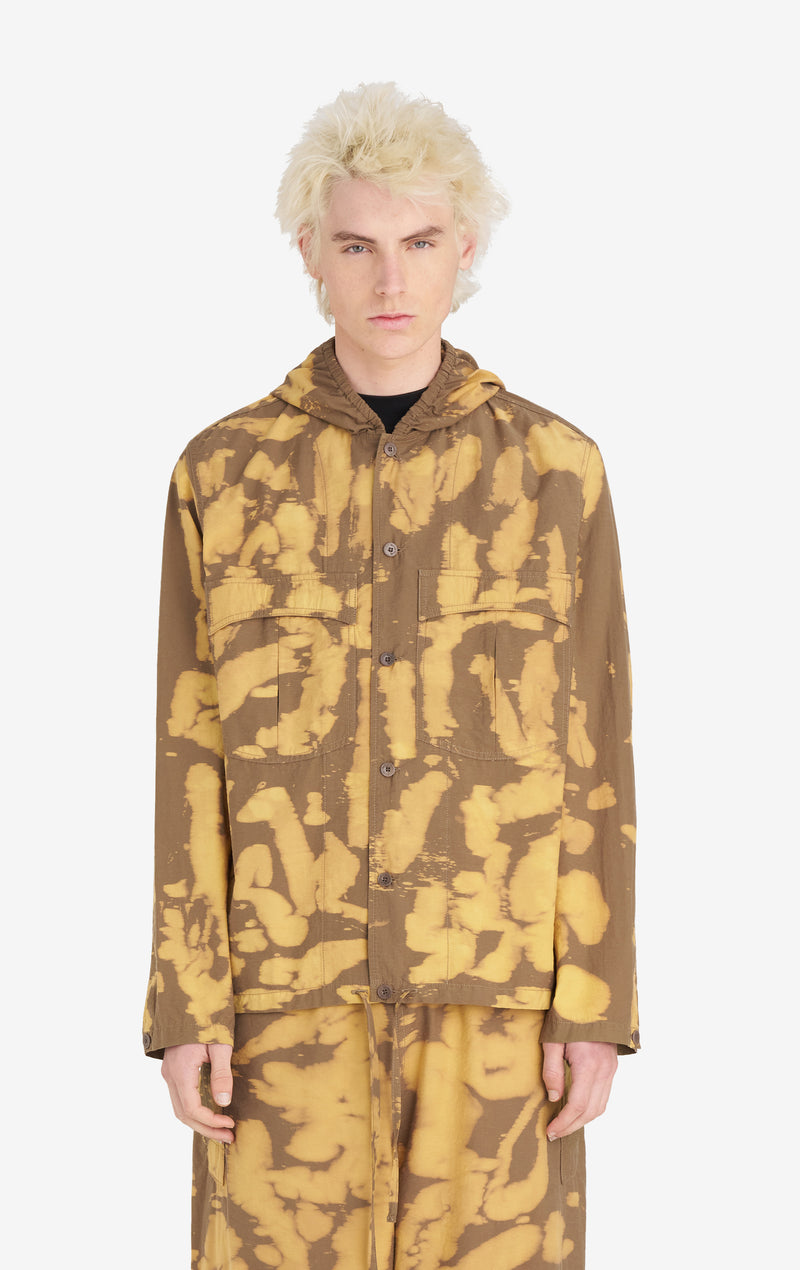 GOING LS BLEACH SHIRT - KHAKI